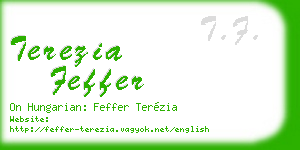 terezia feffer business card